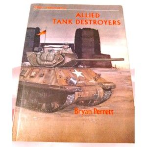 Vintage 1979 Osprey Vanguard #10 ALLIED TANK DESTROYERS Military War TPB Book GC